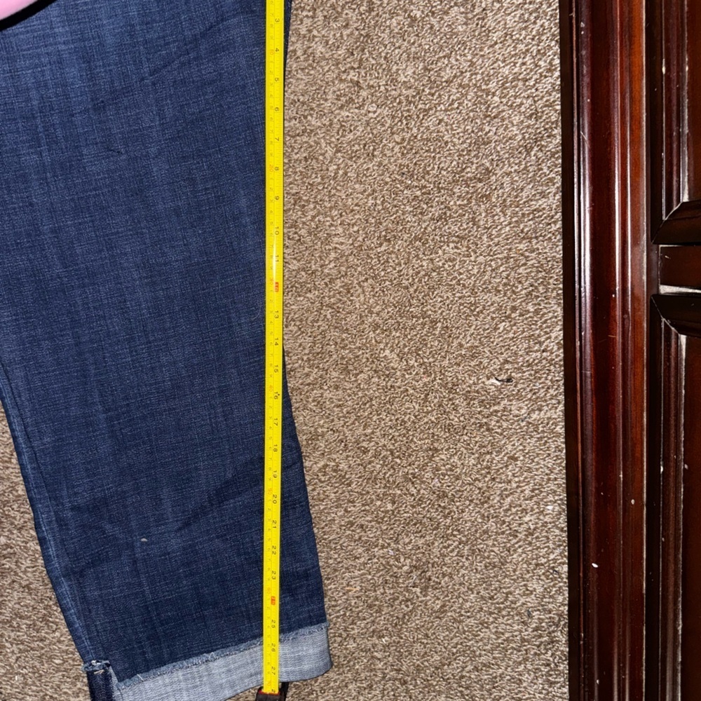 Kut from the Kloth Dark Wash Cropped Jeans worn once & washed. - Picture 6 of 16